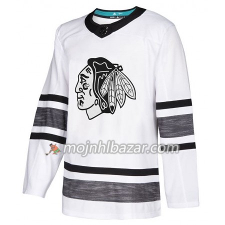 Dresovi Chicago Blackhawks Blank 2019 All-Star Adidas Bijela Authentic - Muške Dresovi Chicago Blackhawks Blank 2019 All-Star Adidas Bijela Authentic - Muške